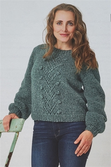 Sweater med hulmønster i Alice